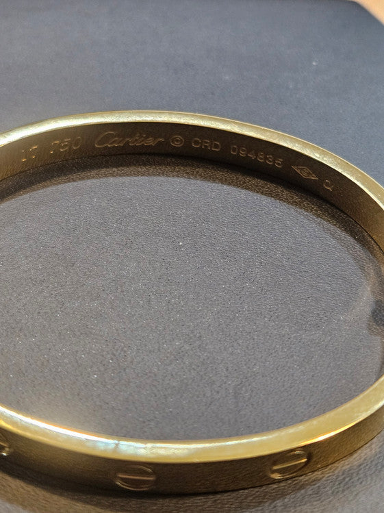 18k Gold Plated Screwdriver Bangle